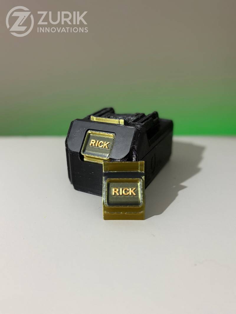 Gold Makita Custom Label for Battery