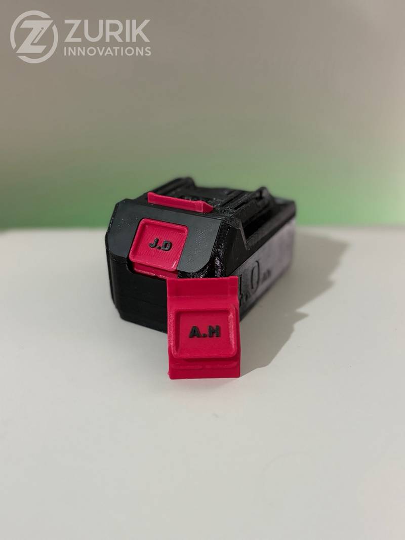 Pink Makita Custom Label for Battery